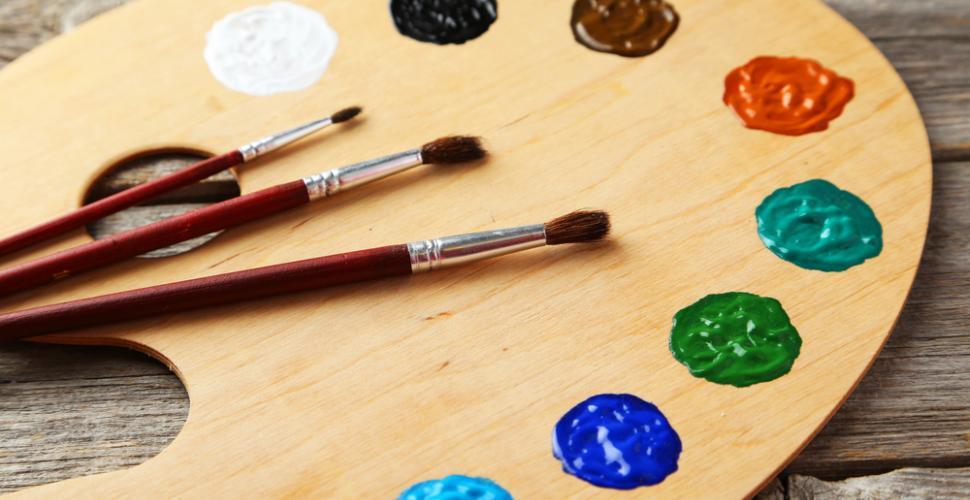 Palette de mélange de peinture